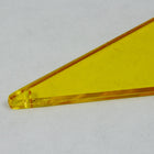 65mm Transparent Yellow Triangle Drop #1468-General Bead