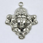 25mm Silver Maiden with Flowing Hair #146-General Bead