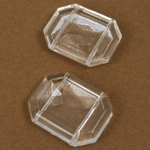 32mm Clear Octagon Cab Setting-General Bead