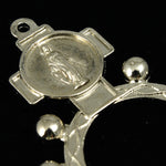 50mm Silver Jesus Cross w/ Ring-General Bead