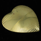 30mm Brass Moire Heart #1541-General Bead