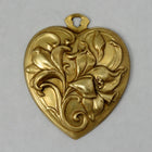 45mm Lily Heart Charm #1588-General Bead