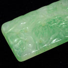 22mm x 37mm Light Celadon Carved Rectangle #1617-General Bead