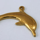 23mm Leaping Dolphin Charm Pair #1630-General Bead