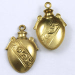 20mm Raw Brass Decorative Vessel #168-General Bead