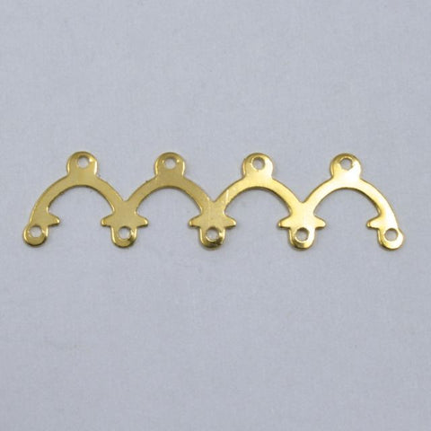 Goldtone 4 to 5 Connector-General Bead