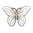 45mm White Enamel Butterfly-General Bead
