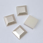 10mm Luster Cream Square Cabochon-General Bead