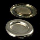 25mm x 30mm Silver Oval Cab Setting-General Bead