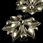 37mm Antique Silver Navette Flower Cabochon Setting-General Bead