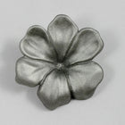 30mm Matte Silver Flower (6 Pcs) #1789-General Bead
