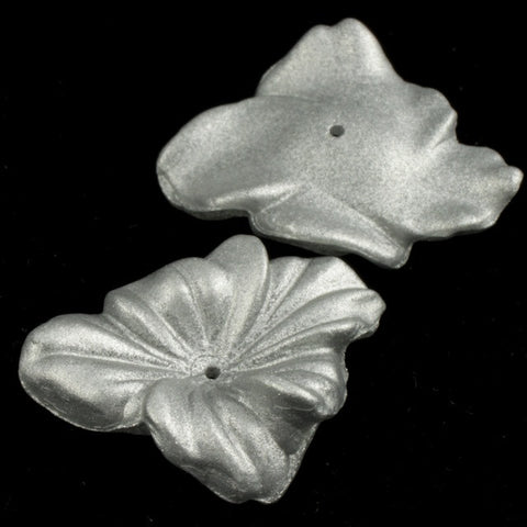 20mm Matte Silver Flower-General Bead