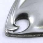 30mm Silver Tone Irregular Eardrop (2 Pcs) #181-General Bead