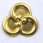25mm Brass Trefoil (2 Pcs) #182-General Bead