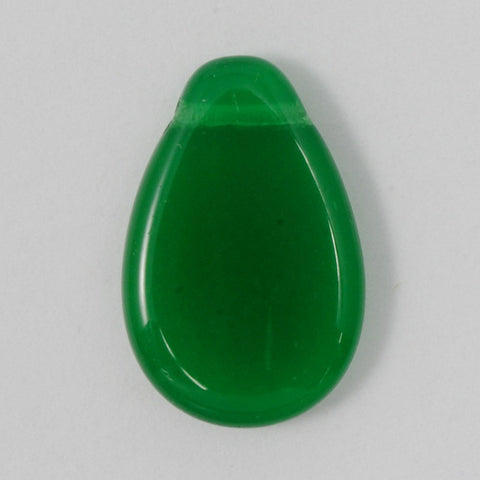 20mm Green Opal Flat Teardrop #1833-General Bead