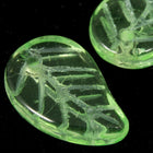 8mm x 15mm Peridot Curved Leaf (5 Pcs) #1837-General Bead
