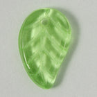 8mm x 15mm Peridot Curved Leaf (5 Pcs) #1837-General Bead