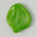 10mm x 15mm Opaque Green Petal Leaf (5 Pcs) #1840-General Bead