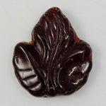 18mm x 22mm Transparent Ruby Leaf #1852-General Bead