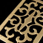 45mm Brass Open Scrollwork Rectangle-General Bead