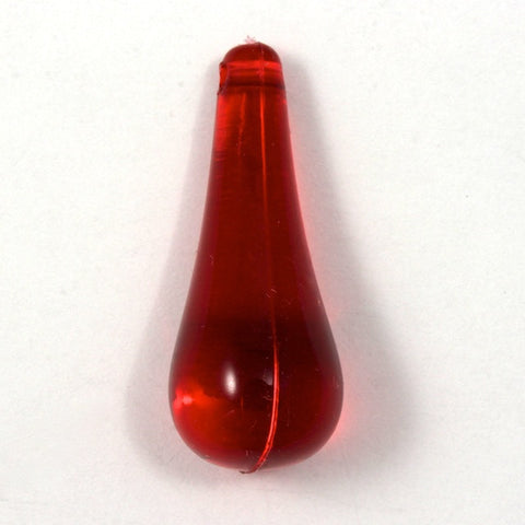 27mm Transparent Red Drop-General Bead