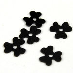 5mm Black Three Petal Flower Sequin-General Bead