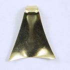 30mm Gold Curled Triangle (4 Pcs) #187-General Bead