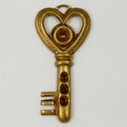 30mm Heart Key (2 Pcs) #1887-General Bead