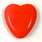 25mm Orange Heart #1891-General Bead