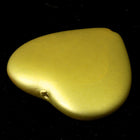 25mm Matte Green Gold Heart-General Bead