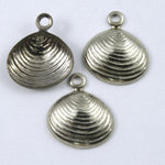 10mm Antique Silver Clamshell (4 Pcs) #190-General Bead