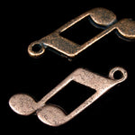 20mm Copper Music Note Charm-General Bead