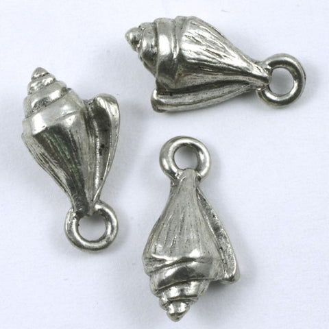13mm Pewter Conch Shell #192-General Bead
