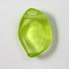 15mm Lime Curved Leaf #1962-General Bead