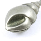 25mm Antique Silver Conch Shell #197-General Bead