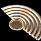 34mm Raw Brass Concentric Half Circle #1995-General Bead