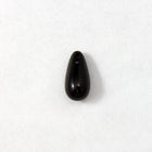 6mm x 12mm Black Teardrop (10 Pcs) #2013-General Bead