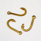 15mm Fish Hook Charm (6 Pcs) #2033-General Bead