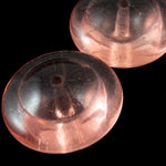 16mm Transparent Pink Saucer (4 Pcs) #2057-General Bead