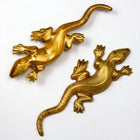 18mm x 40mm Brass Lizard #2069-General Bead