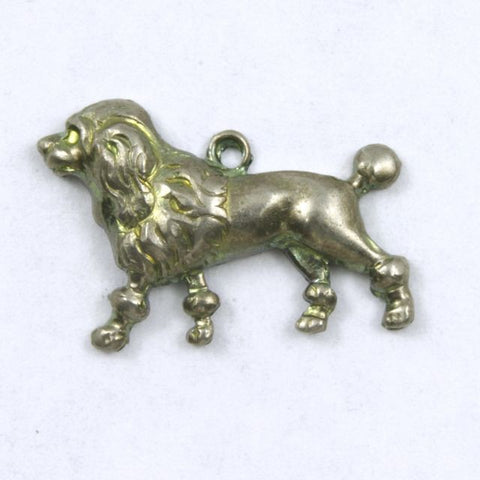 18mm Antique Silver Poodle Charm (2 Pcs) #207-General Bead