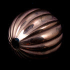 12mm Corrugated Coppertone Bead-General Bead