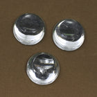 25mm Crystal Tilted Crescent Round Cabochon-General Bead