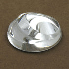 25mm Crystal Tilted Crescent Round Cabochon-General Bead