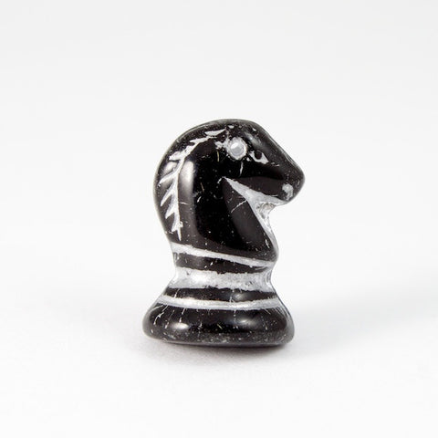 20mm Black/Silver Chess Piece #2102-General Bead