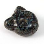 12mm Picasso/Jet Cat Face (4 Pcs) #2115-General Bead