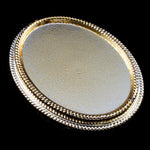 36mm x 28mm Vintage Golden Lucite Cabochon Setting-General Bead