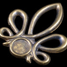 40mm Antique Brass Looped Elegant Cabochon Setting #2138-General Bead