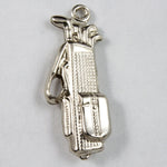 22mm Silver Golf Bag Charm (2 Pcs) #2150-General Bead