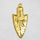 28mm Brass Arrowhead Charm (2 Pcs) #2159-General Bead